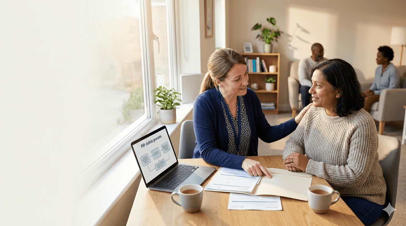 Supportive meeting for Personal Independence Payment guidance